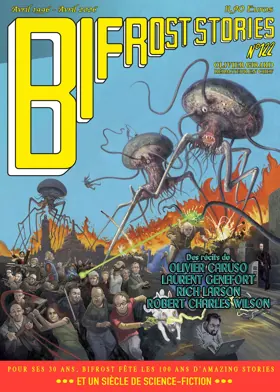 Couverture de Bifrost n° 122, avec la nouvelle Réduire de Laurent Genefort